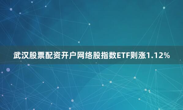 武汉股票配资开户网络股指数ETF则涨1.12%